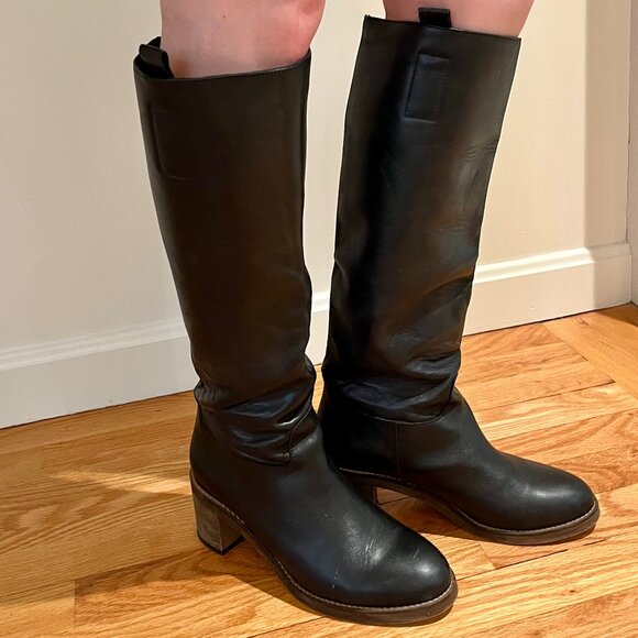 Free People Tabby Tall Boot - Black - Picture 9 of 10